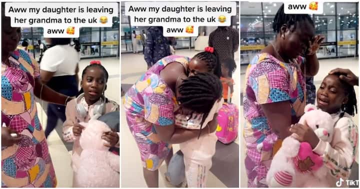 Video of Kid Crying at Airport as She Refuses to Leave Her Granny for the UK Melts Hearts